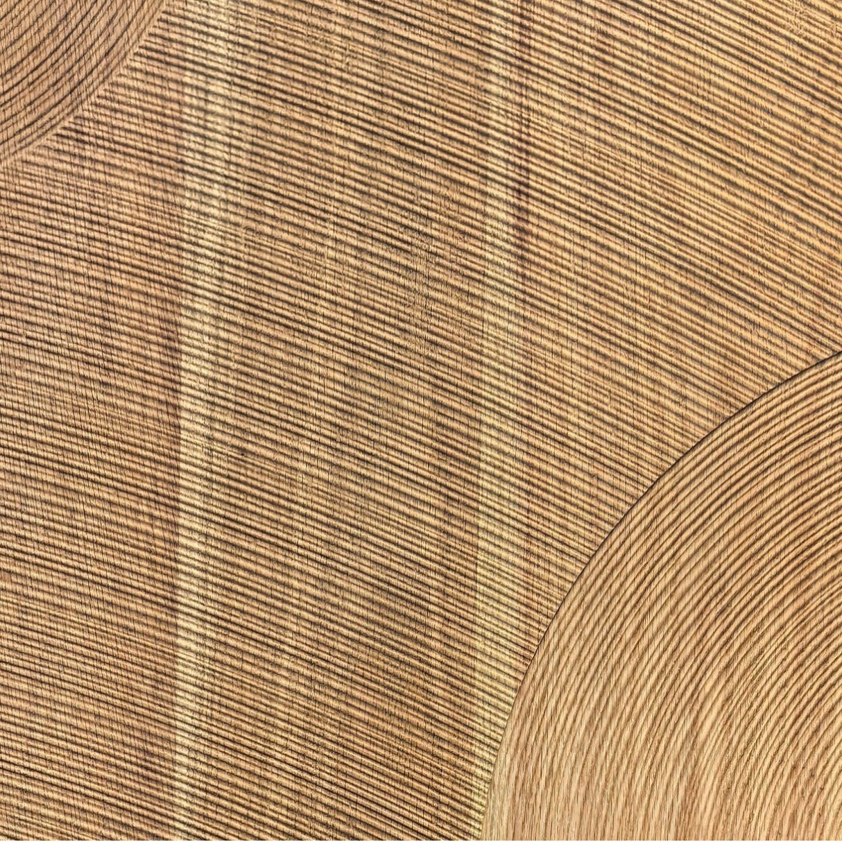 Geometric sculpted diamond wood panel